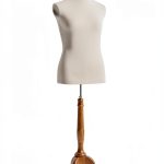 Male Dress Form SSWBasics Adjustable Torso Mannequin Off‑White-0
