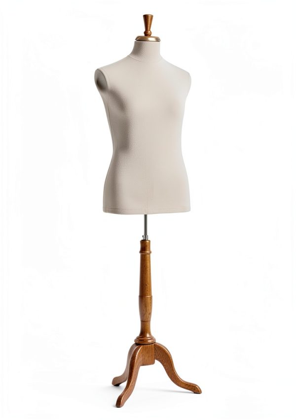 Male Dress Form SSWBasics Adjustable Torso Mannequin Off‑White-0
