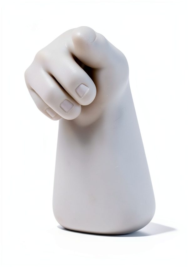 Framendino White Foot Mannequin 2 Pack Plastic Display Model-6