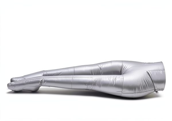 Moofey Inflatable Female Mannequin Display Model with PVC Legs-3