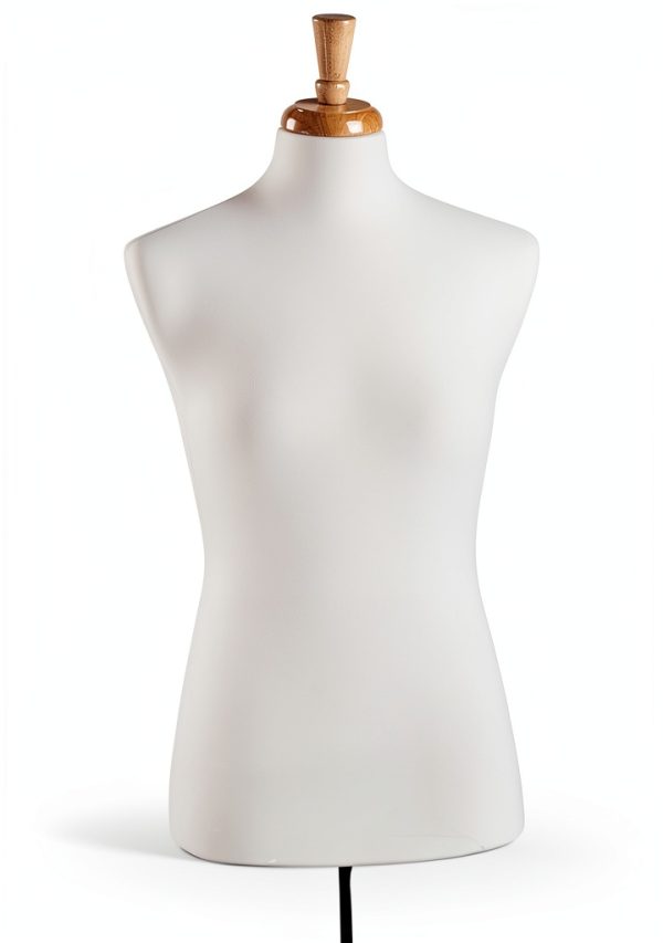 Male Dress Form SSWBasics Adjustable Torso Mannequin Off‑White-1