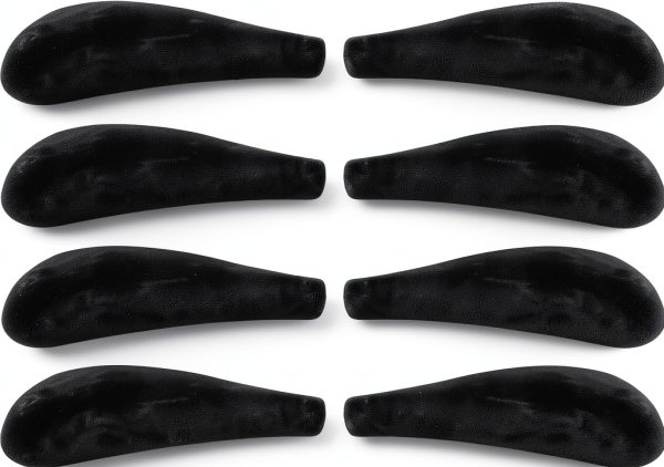 OSALADI Pink Flocked Hanger Shoulder Pads 14x4.5cm Anti‑Slip Set 10-0