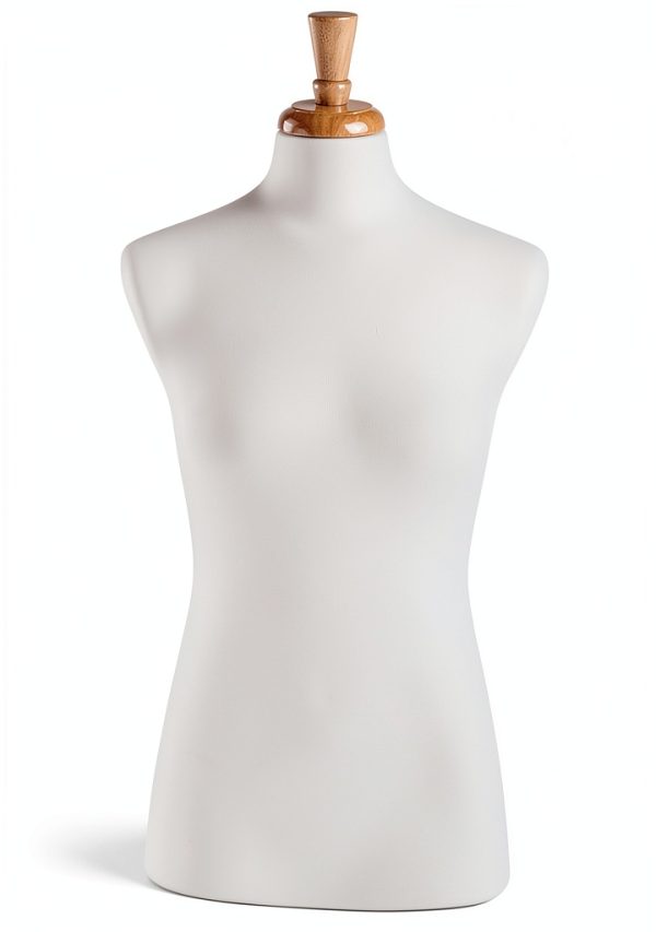 Male Dress Form SSWBasics Adjustable Torso Mannequin Off‑White-7