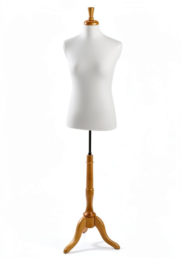 Male Dress Form SSWBasics Adjustable Torso Mannequin Off‑White-6