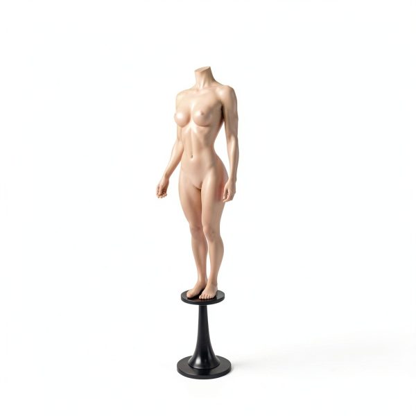 JESSMAMA Adjustable Mannequin 166cm Heavy Duty Plastic with Stable-4