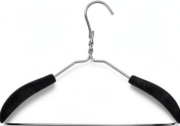 OSALADI Pink Flocked Hanger Shoulder Pads 14x4.5cm Anti‑Slip Set 10-1